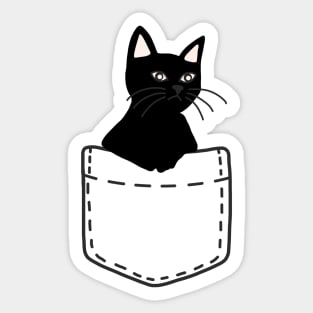 Black Cat Sticker